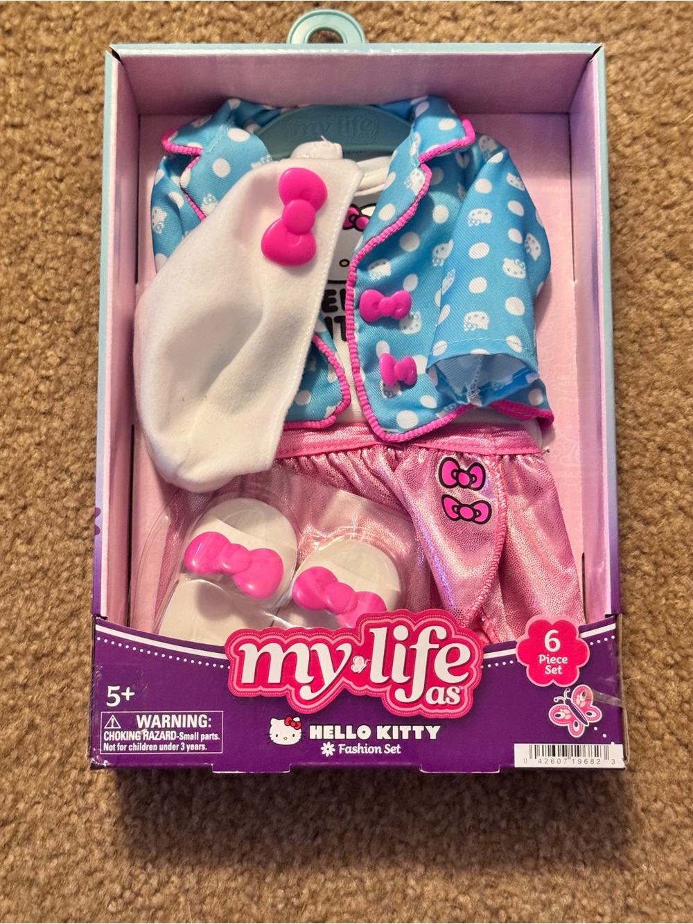 My Life As Hello Kitty Blue & Pink Doll Fashion Set
